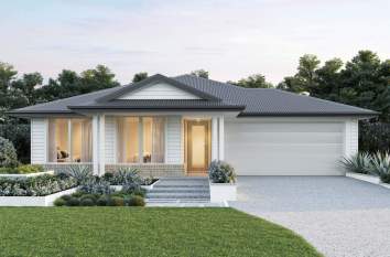 single storey home design toledo seaspray facade everyday