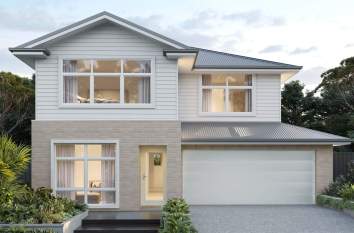 Valiente Everyday - Beachside Facade two storey home design everyday valiente beachside facade