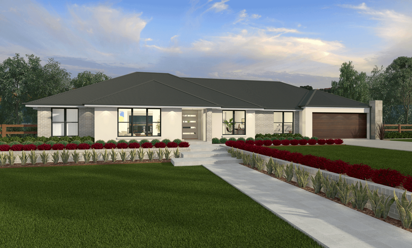 Classic Facade New Country Home Design