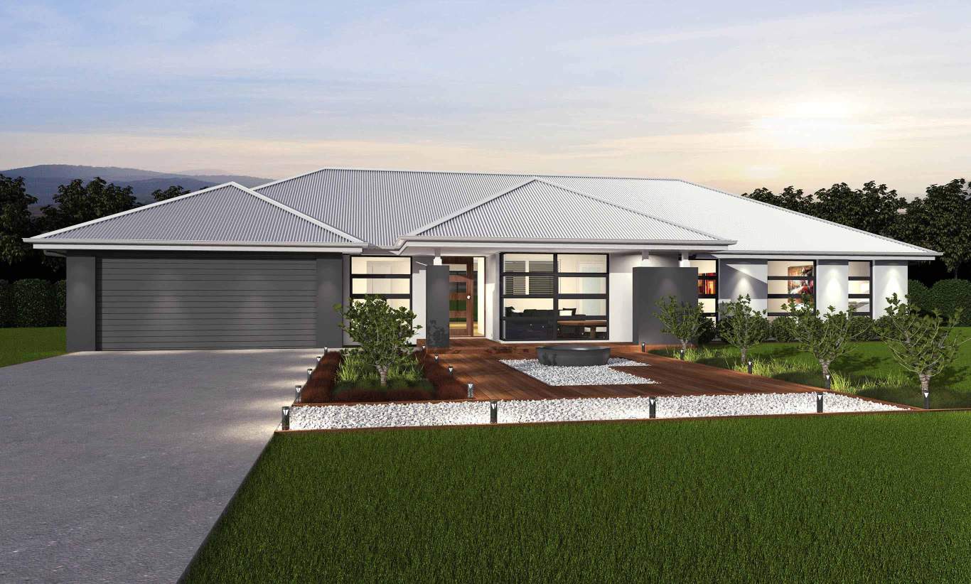 Lyndhurst-Contemporary Facade Contemporary Facade - Lyndhurst - McDonald Jones Homes