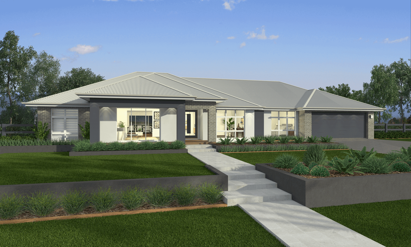 Dakota Facade New Country Home Design