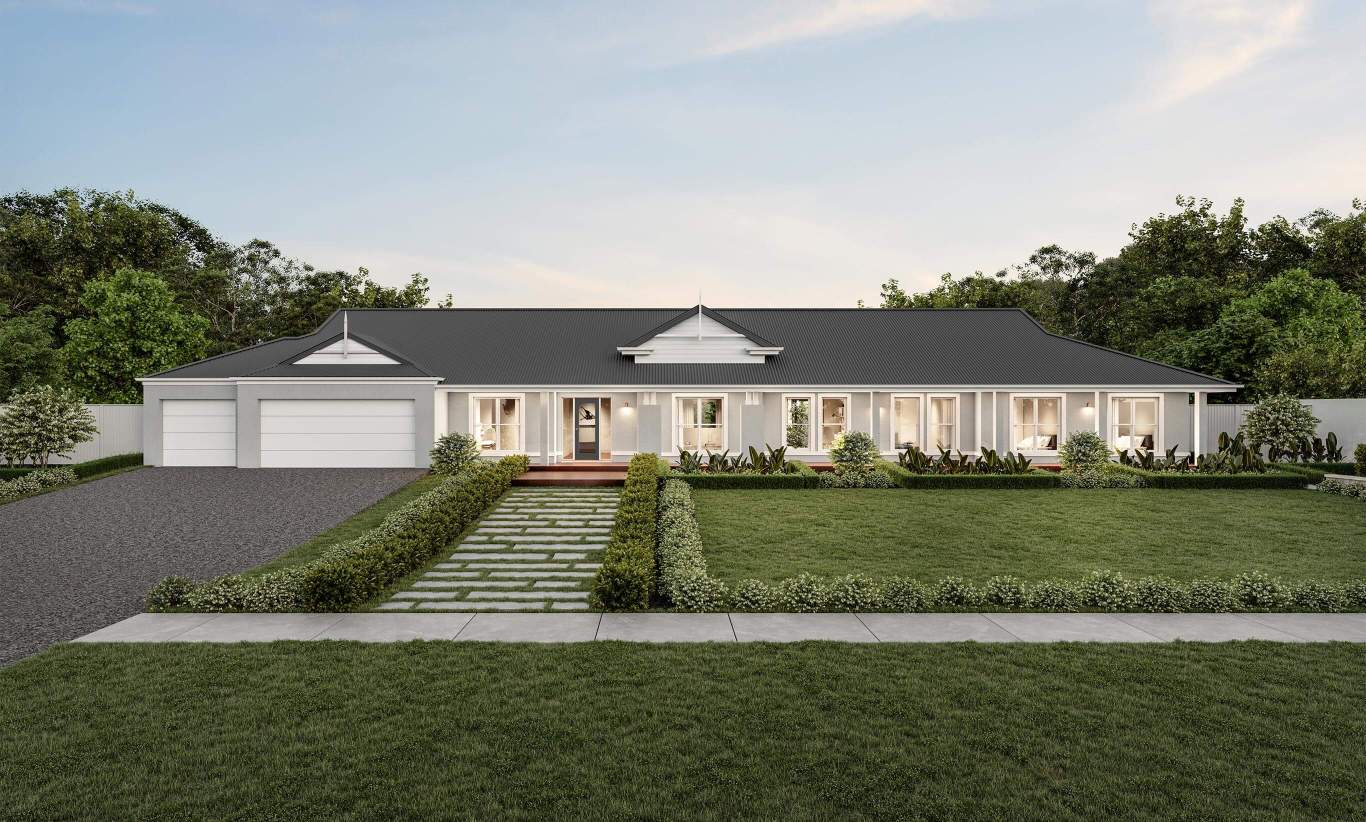 Heritage B  Display homes in lochinvar bronte heritage b facade