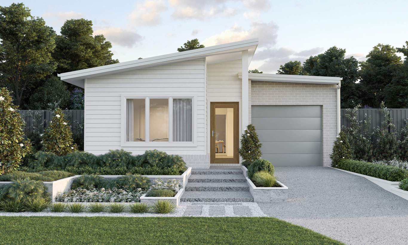 single storey home design everyday tavira alpine facade