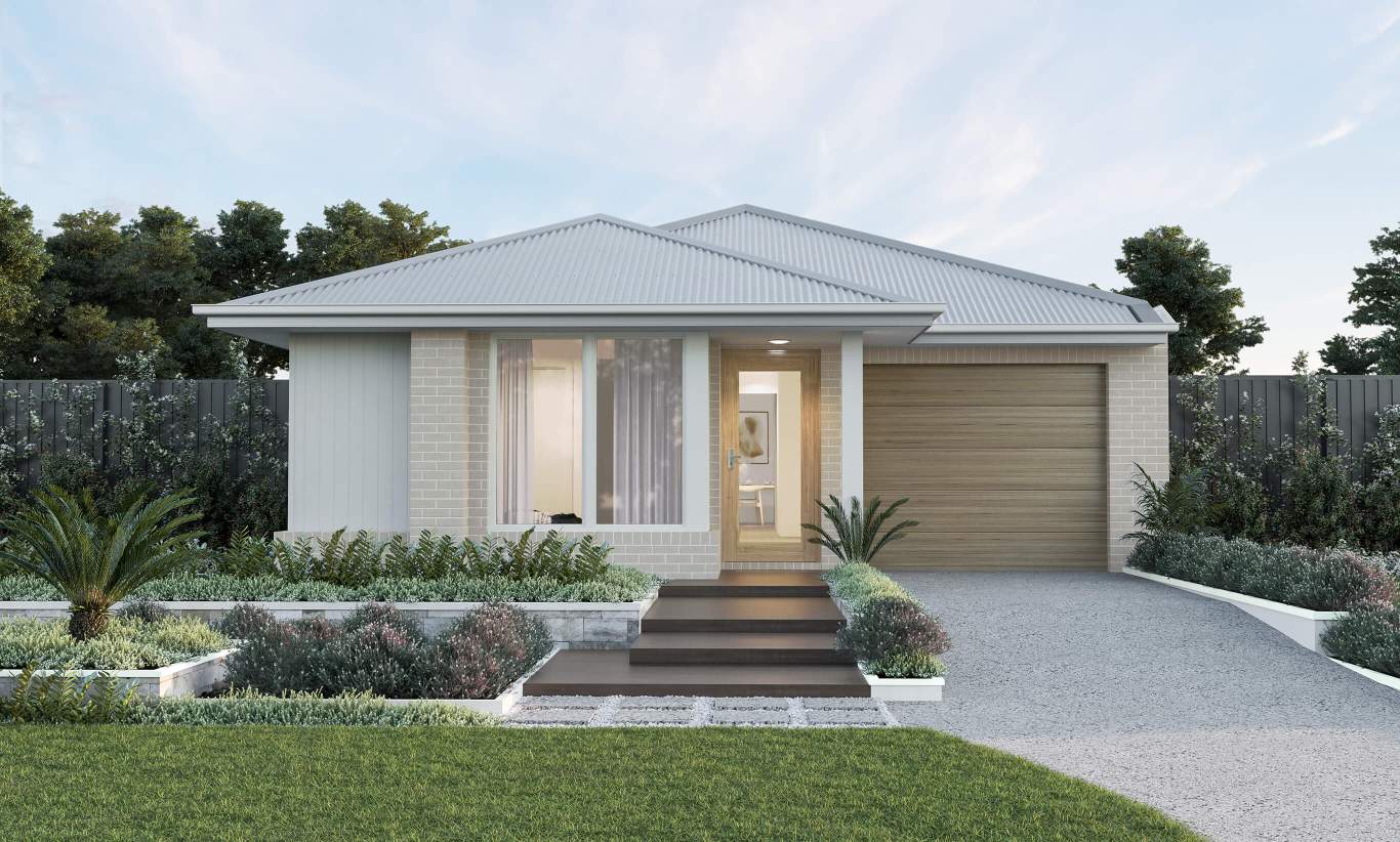 single storey home design everyday tavira savannah facade