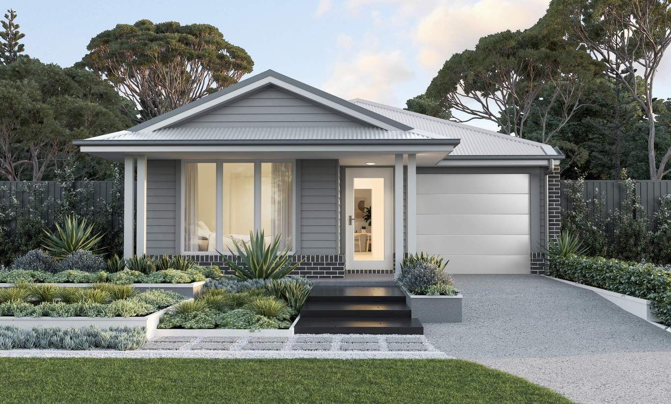 single storey home design everyday seaspray facade