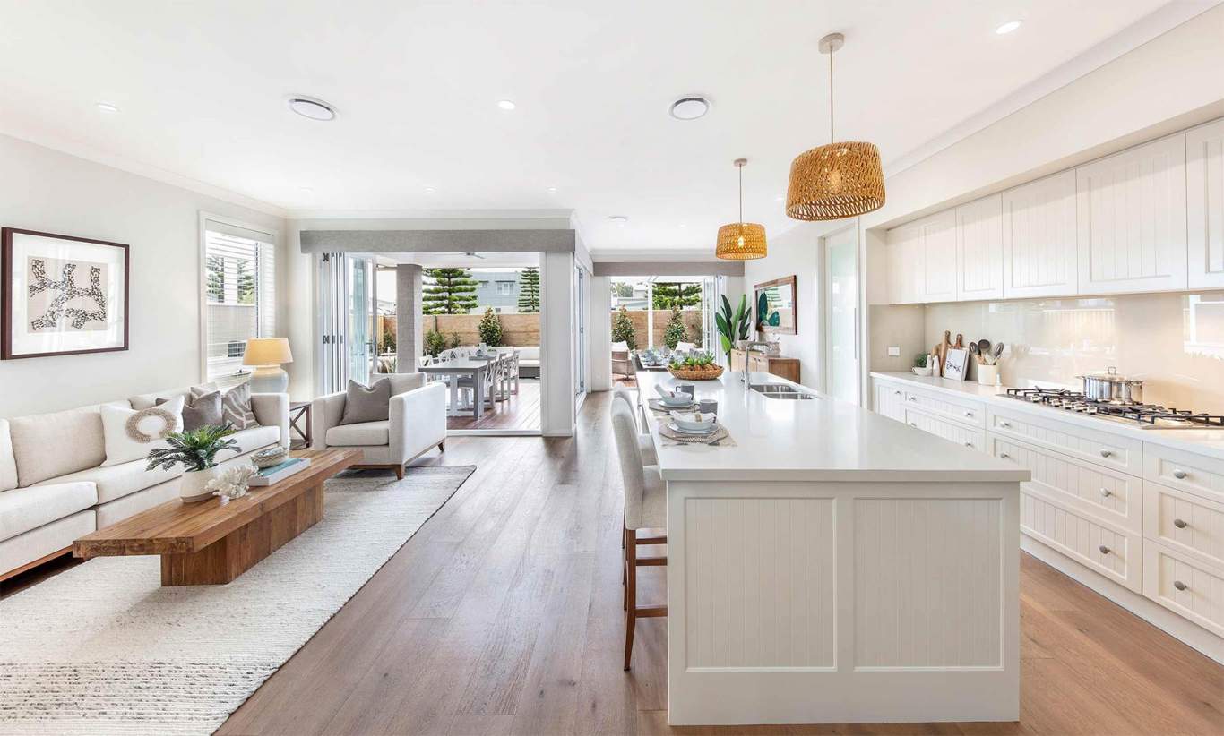 Kitchen-Dining-Living-Alfresco-Saxonvale-Homes-Design Saxonvale New Home Design - Hamptons Style