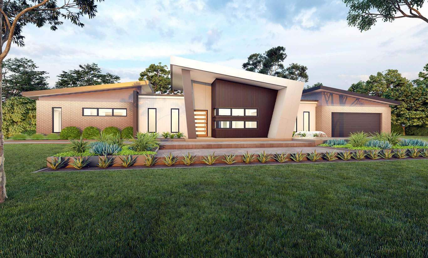 Slate Facade New Country Home Design