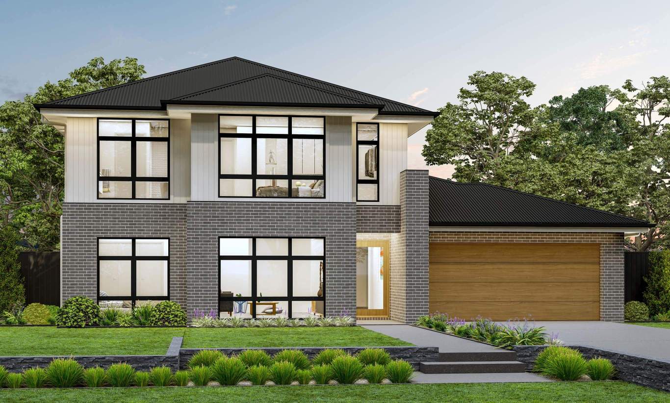 Mayfair - Astbury Facade Home design Mayfair Astbury facade two storey