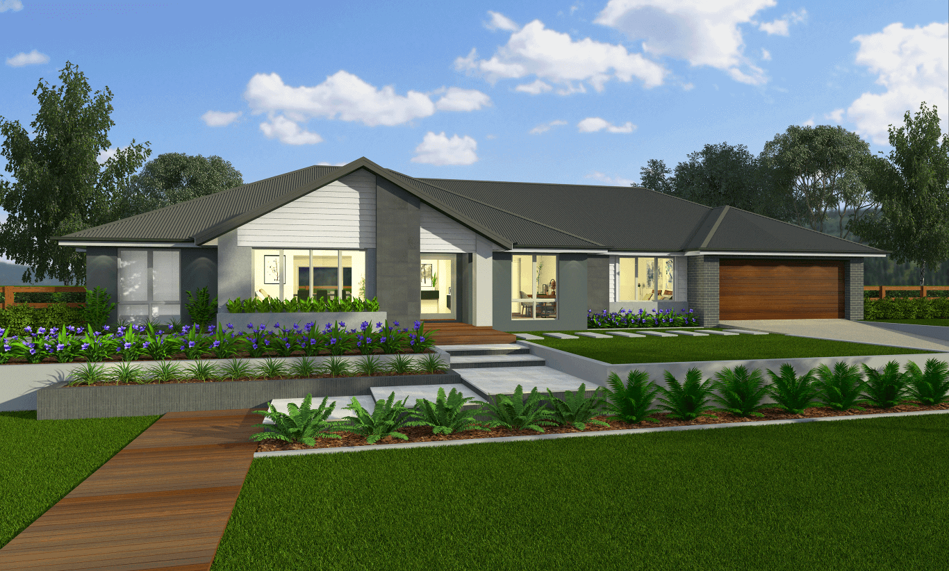 Watagan Facade New Country Home Design