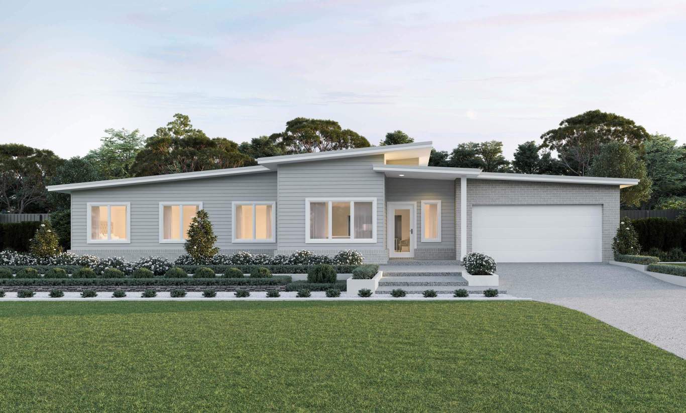 single storey acreage home design everyday almonte alpine facade