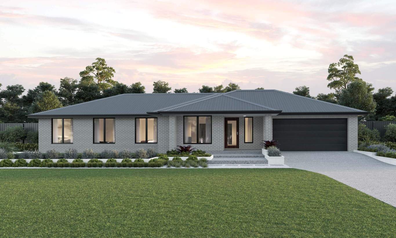 single storey acreage home design everyday almonte classic facade