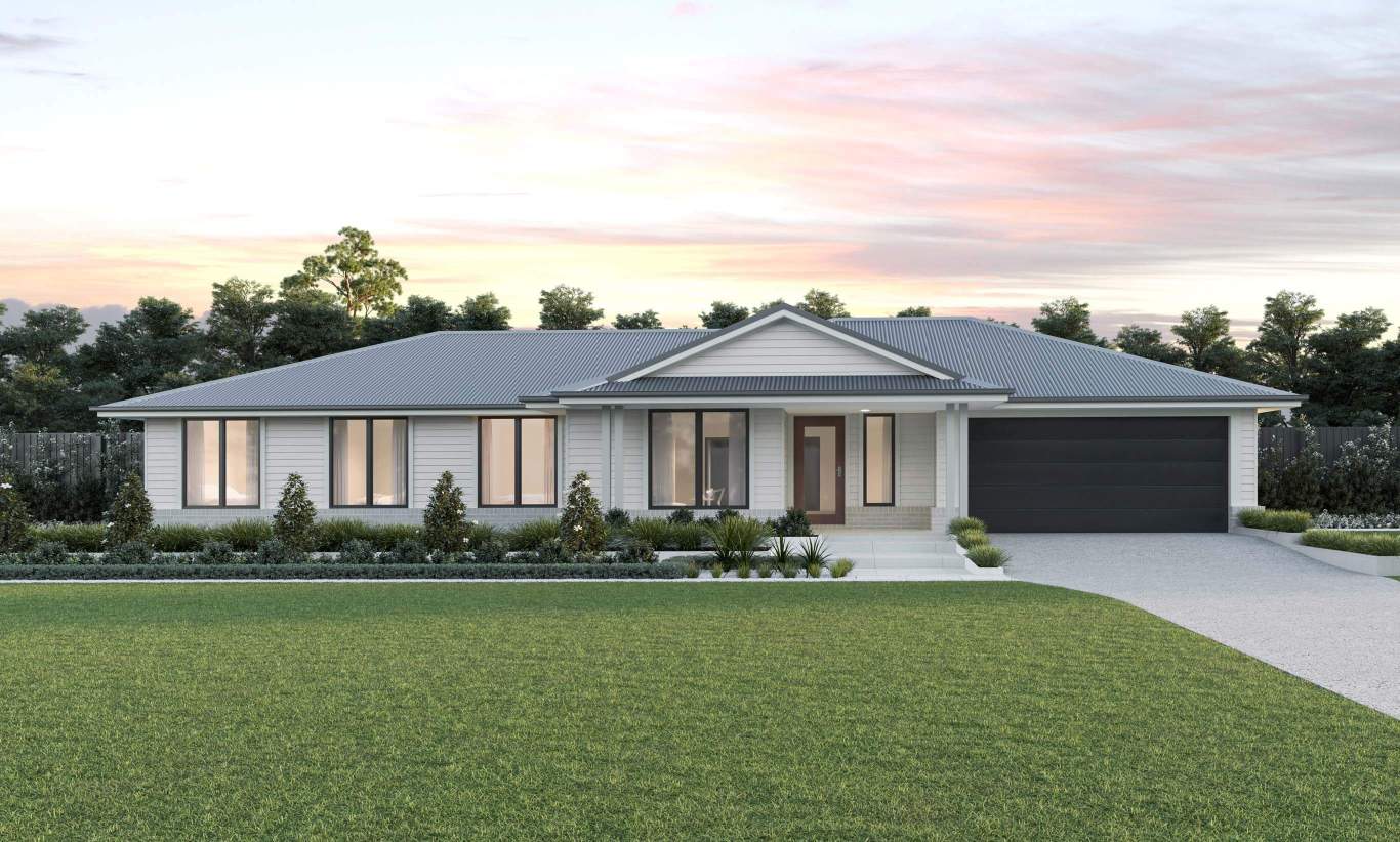 single storey acreage home design everyday almonte seaspray facade