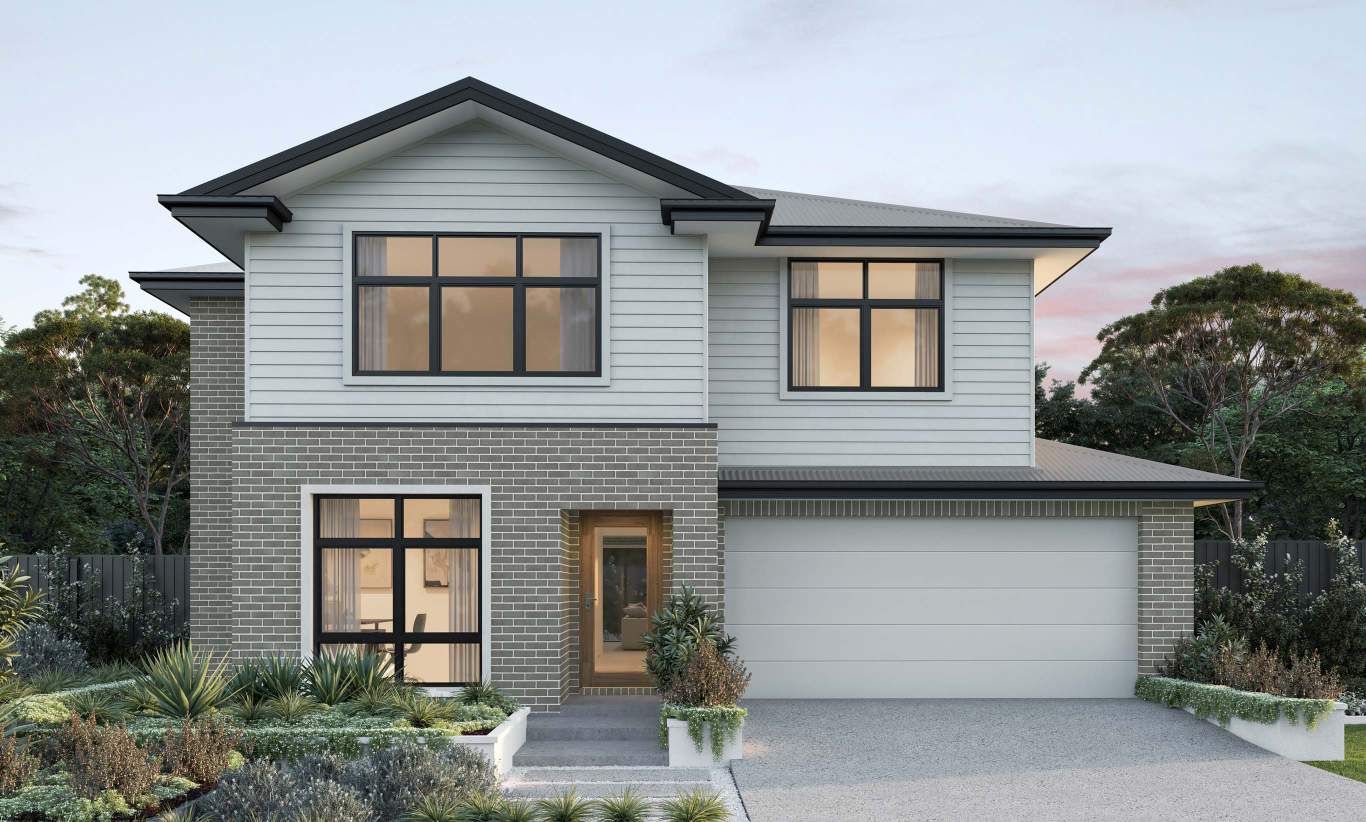 two storey home design everyday amaya one beachside facade