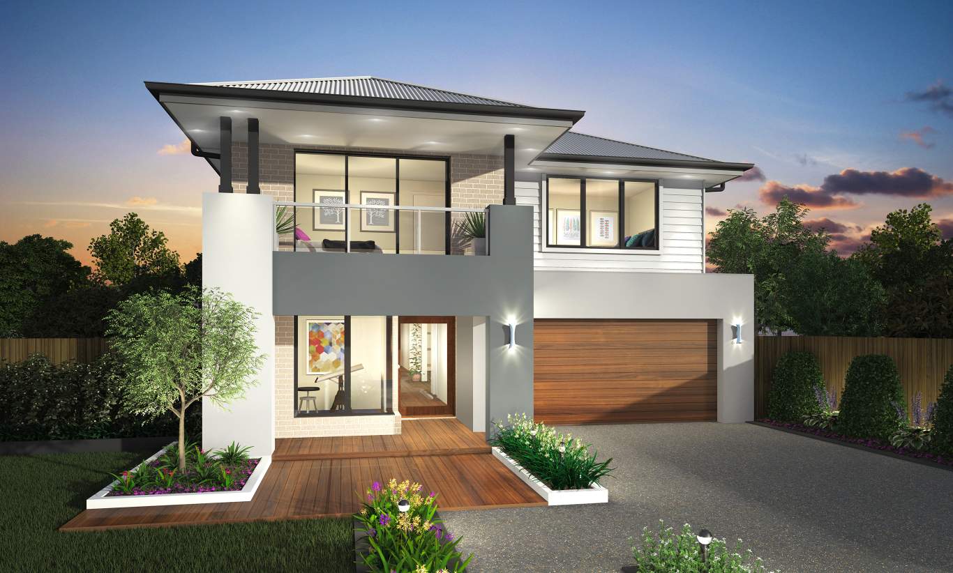 Double Storey House Design Edenvale McDonald Jones Homes