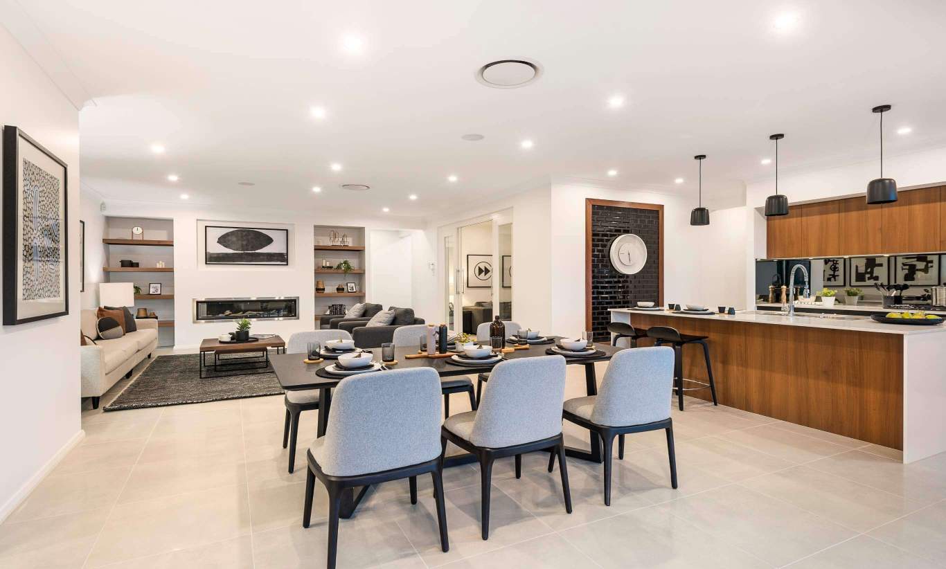 Aristocrat Executive New Home Design - Living Dining Kitchen