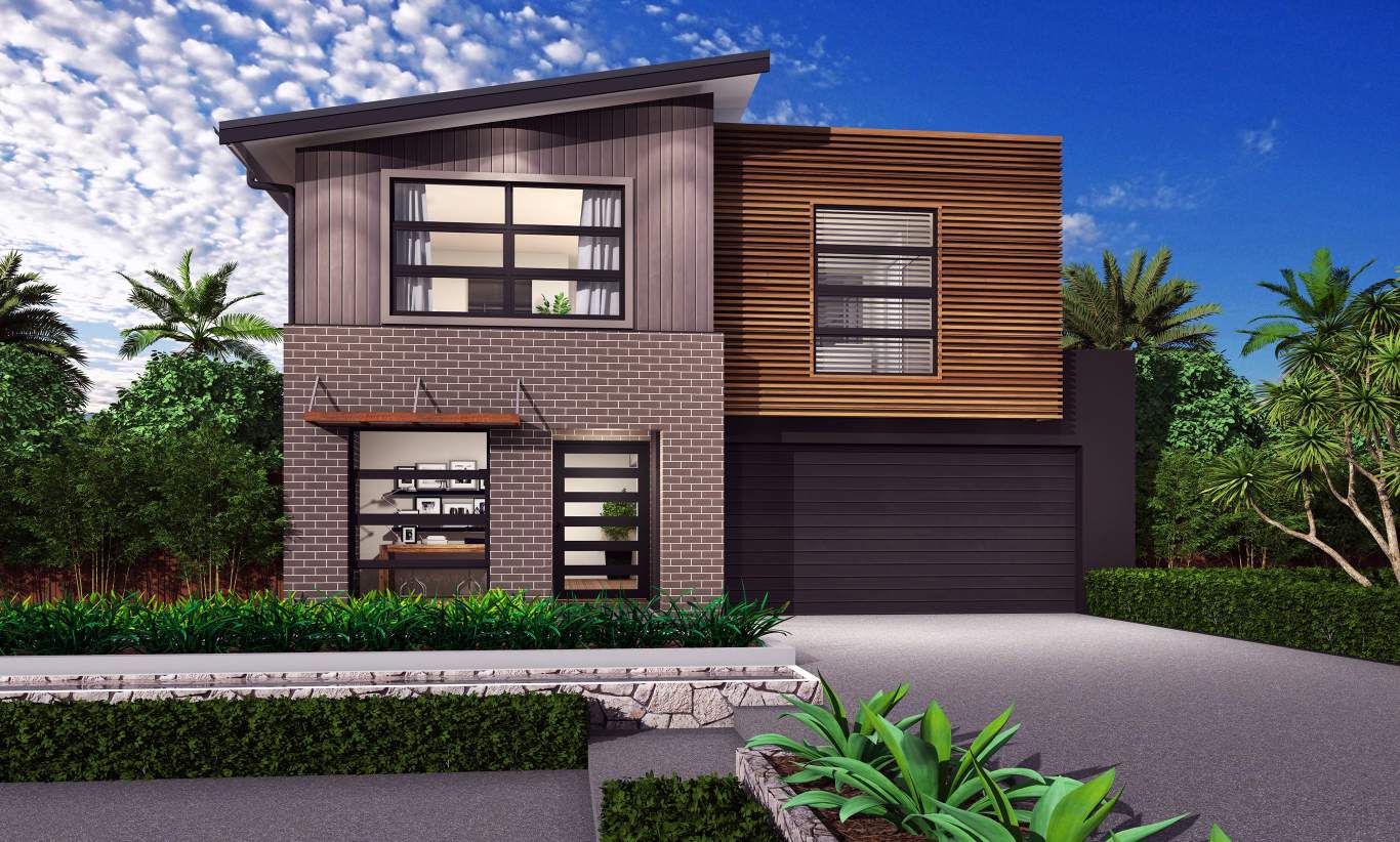 Ashcroft Facade Ashcroft Facade - St Clair Double Level Home Design - McDonald Jones