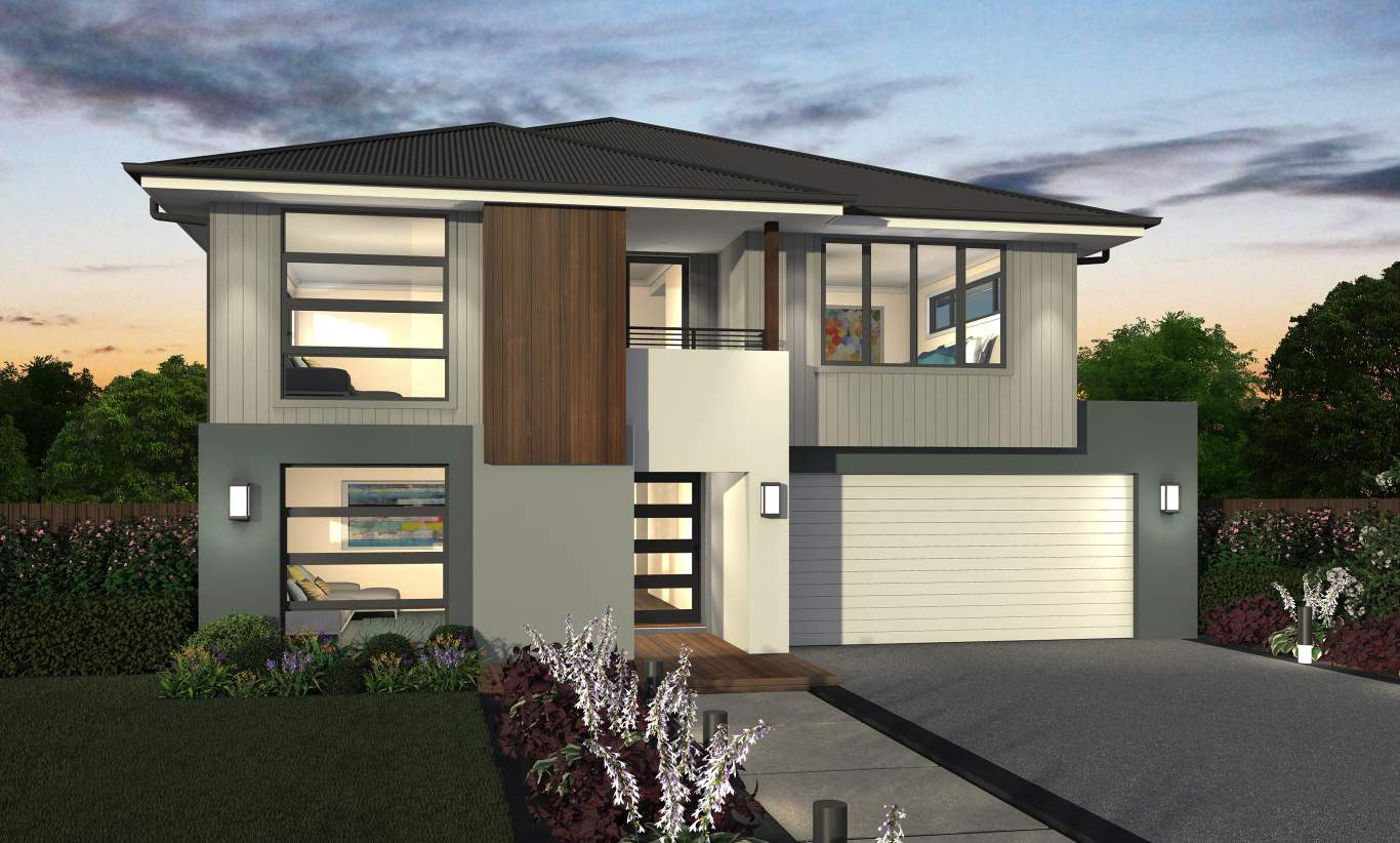 Avalon Facade - Bridgetown Luxury Double Level Home - McDonald Jones