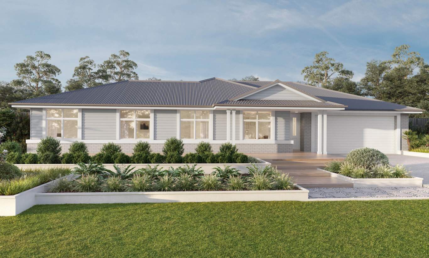 one storey house design azura northport facade