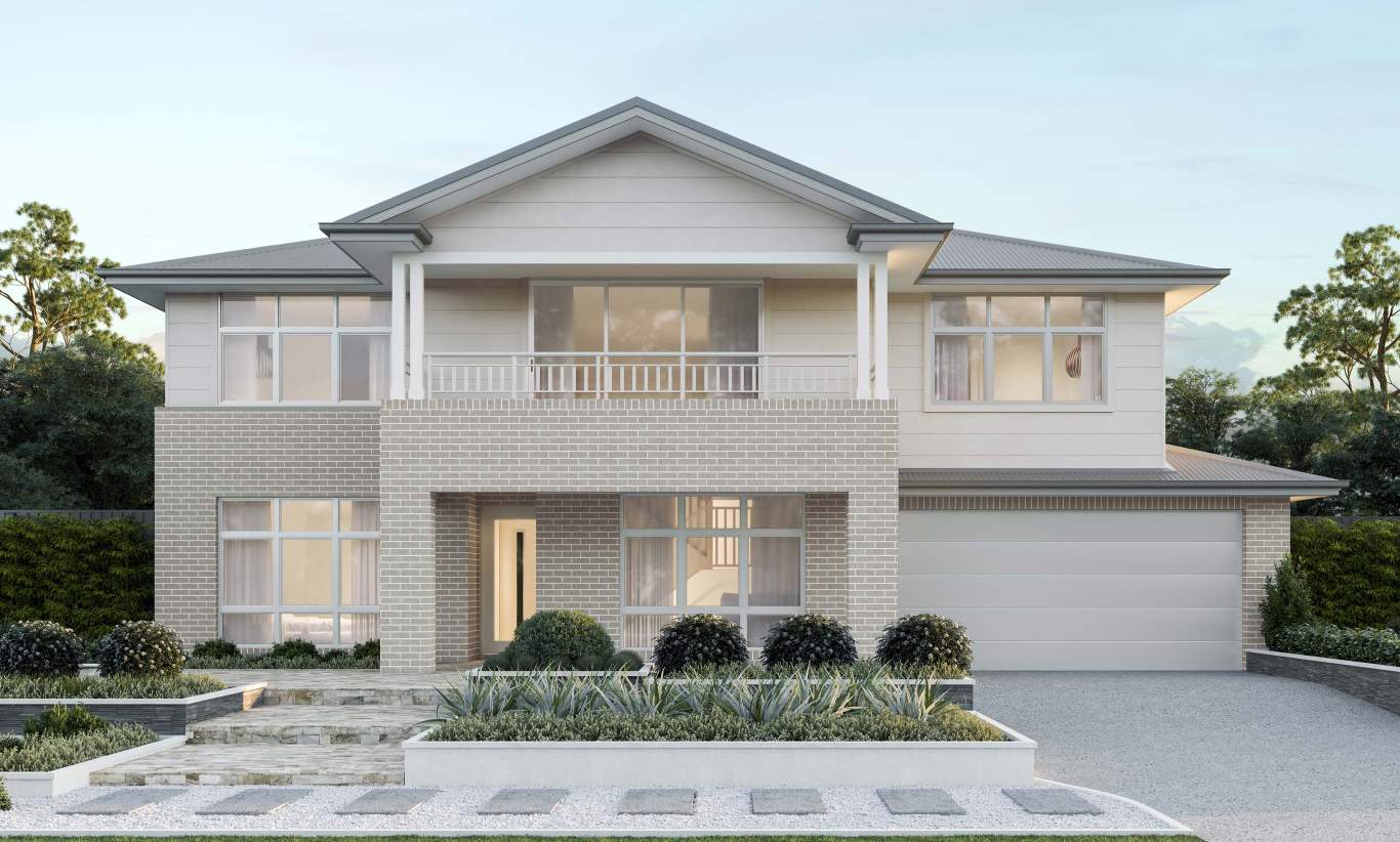 two storey home design everyday barcelona sierra facade