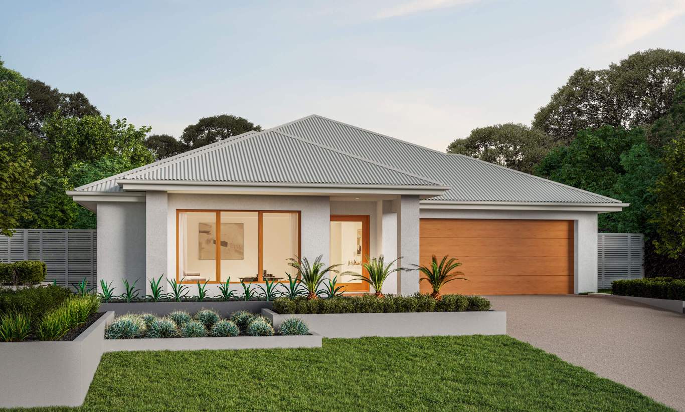 single storey home design bayswater aston facade