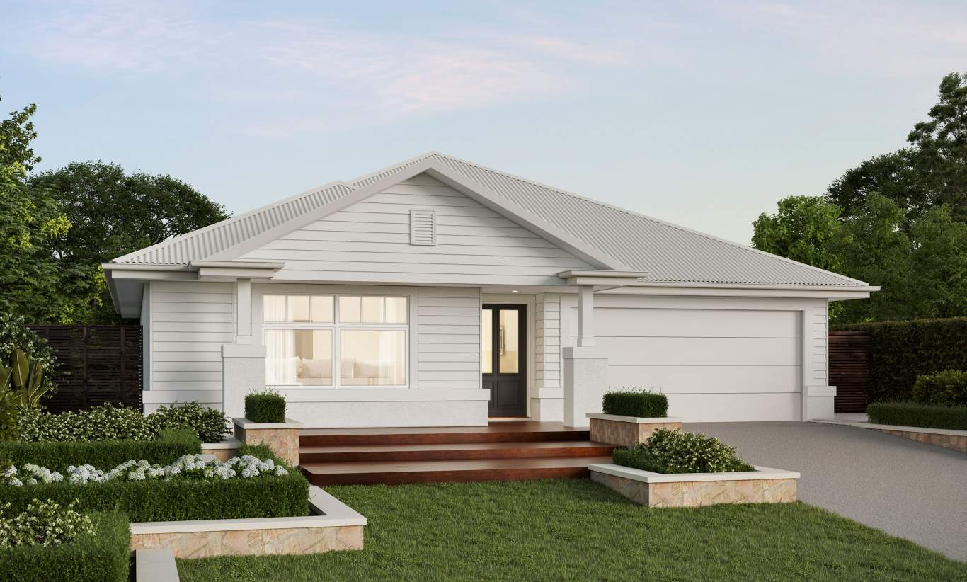 single storey home design bayswater hampton facade