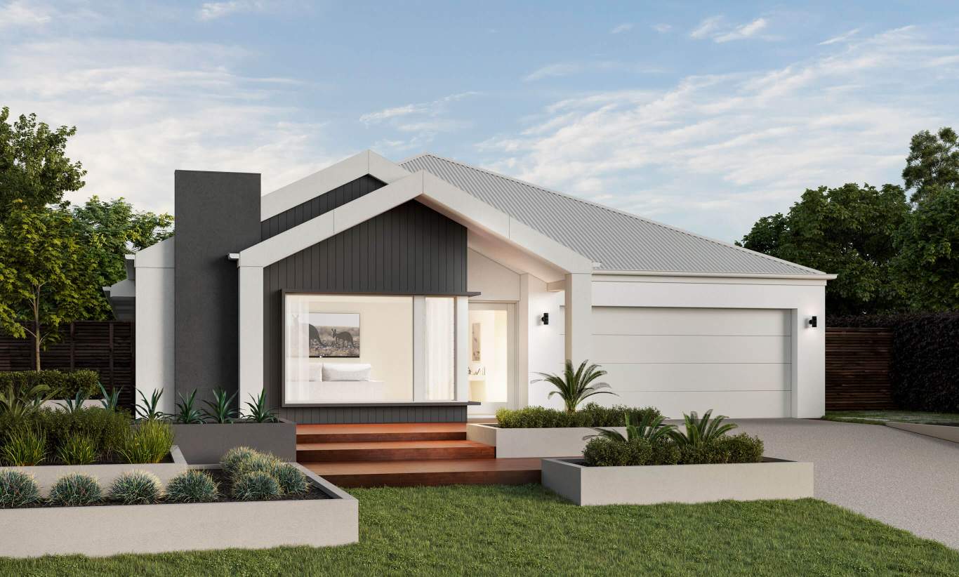 single level house design bayswater scandi facade