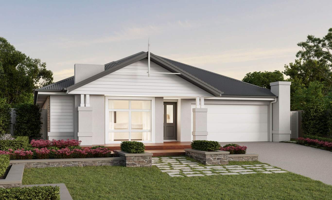 one storey house design bayswater westbury facade