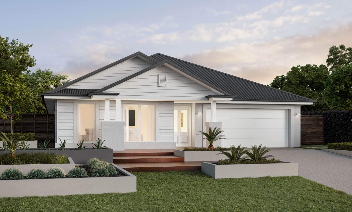 single story house design bayswater whitehaven facade