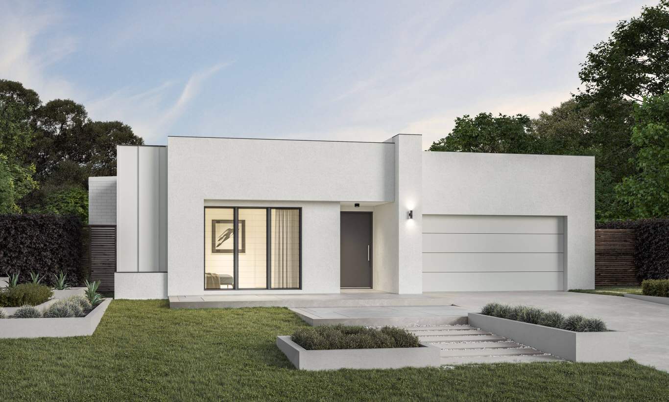 Beachmere - Lumiere Facade single story home design beachmere lumiere facade