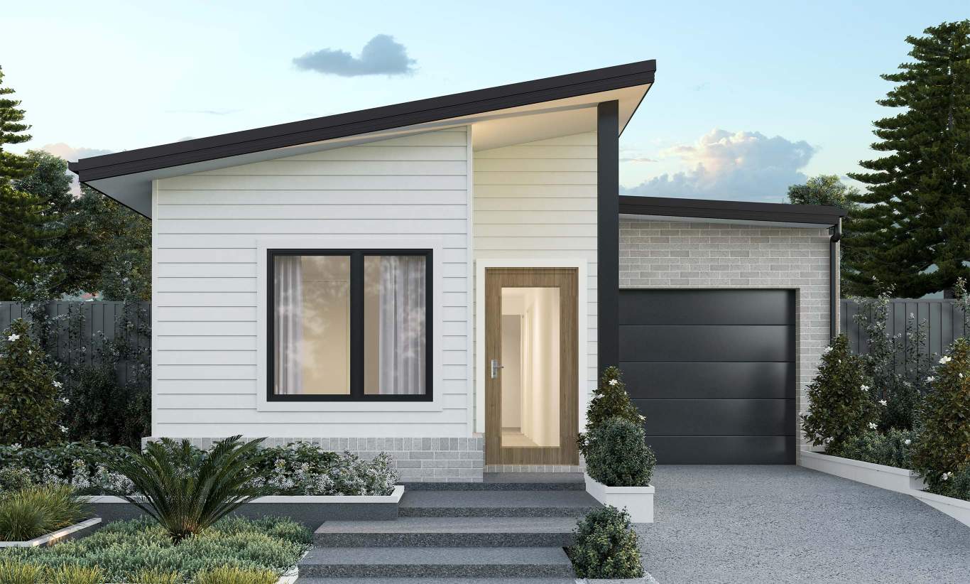single storey home design benaco one alpine facade