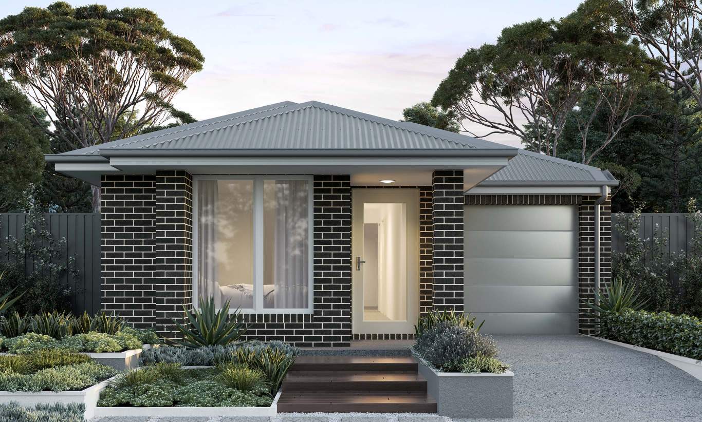 single storey home design benaco one classic facade