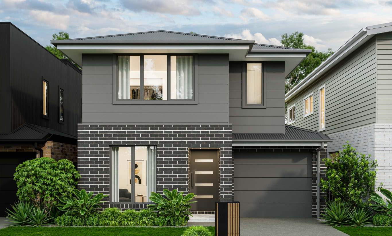 two storey town house design cheslea classic facade