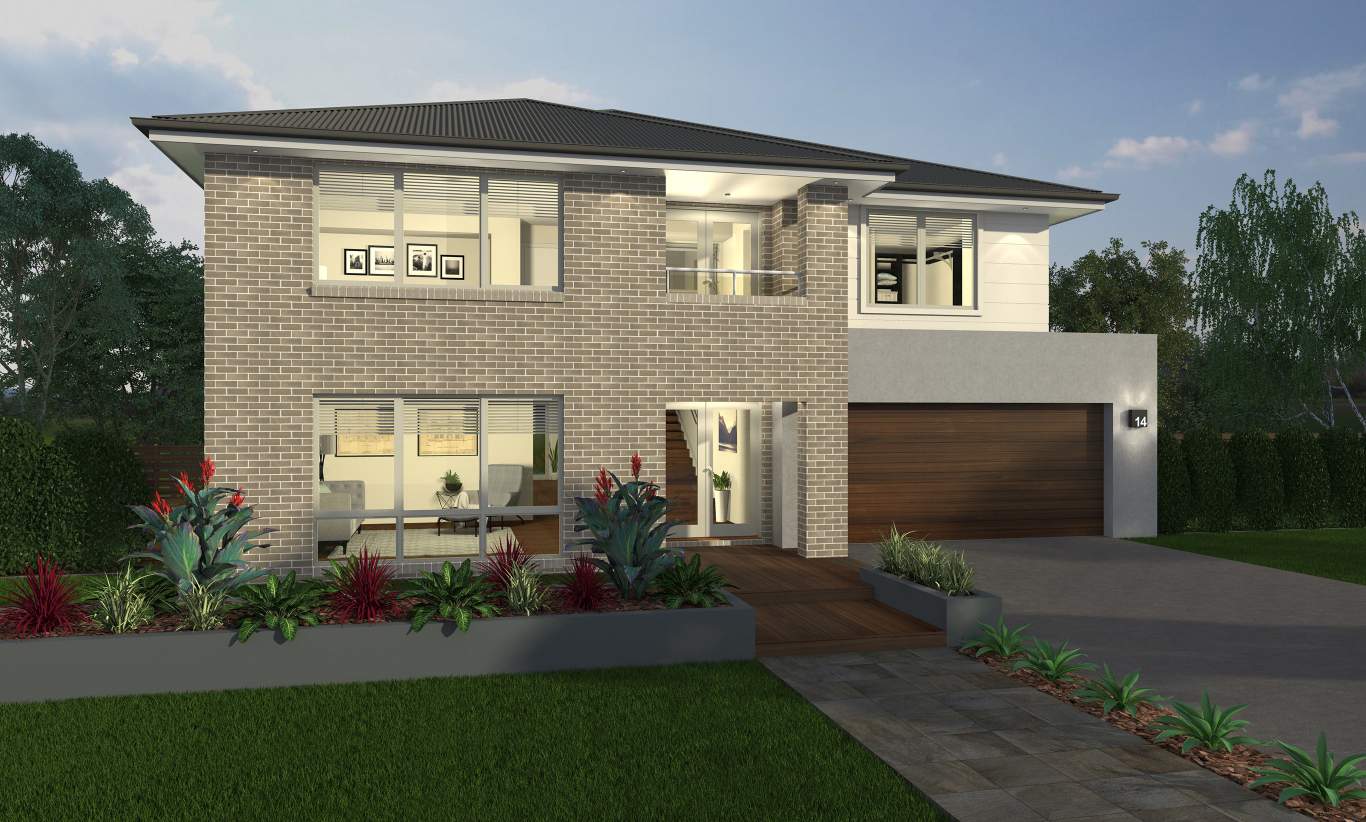 Classic Facade - Tallavera Classic Facade - Tallavera 2 Storey Home Design - McDonald Jones