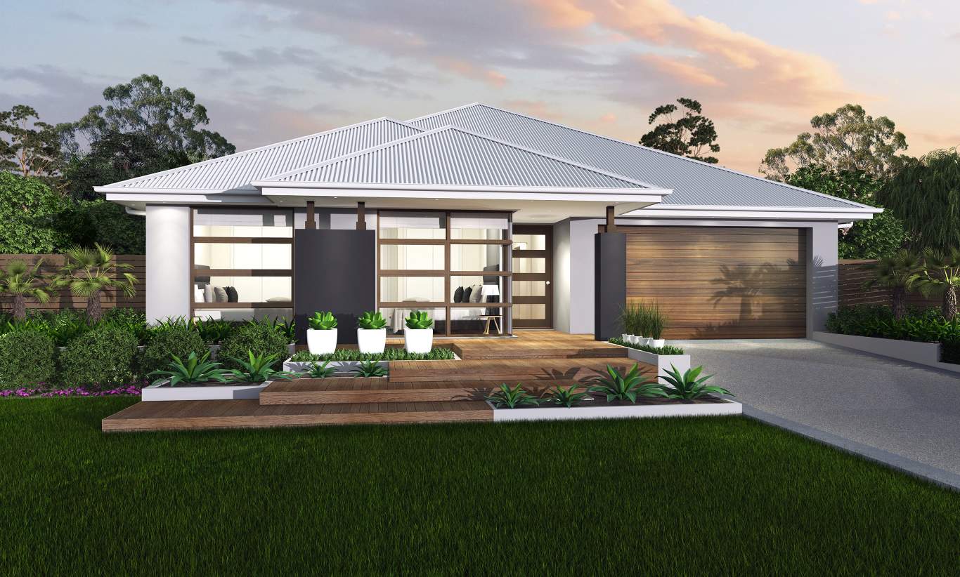 Contemporary Facade, San Marino Exec, McDonald Jones 