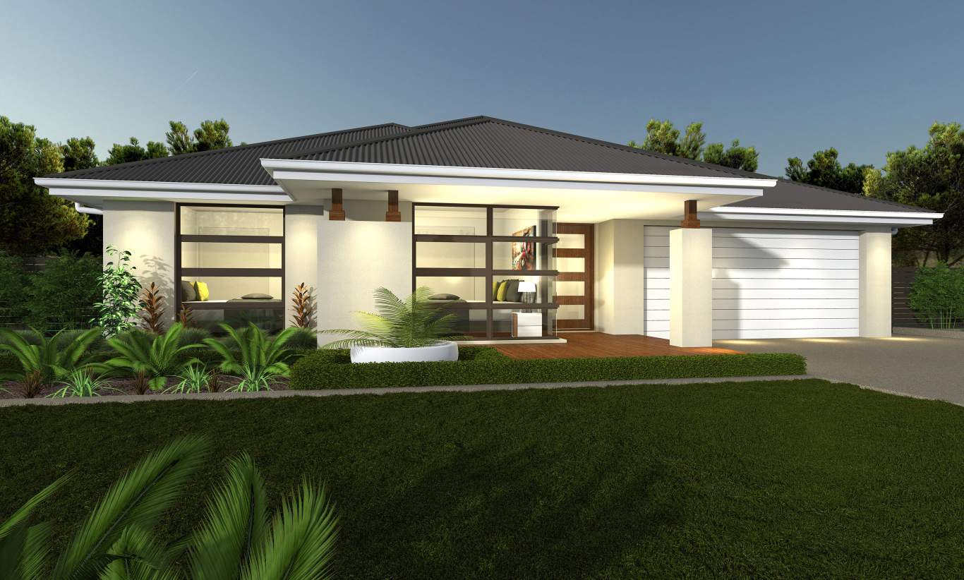 Contemporary Facade, Seaside Retreat, McDonald Jones 