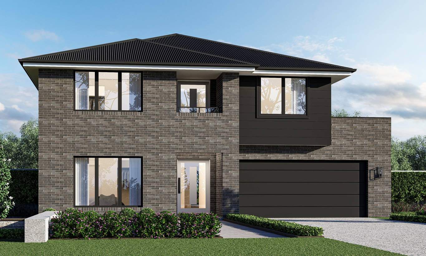 two storey home design cranbourne executive classic facade