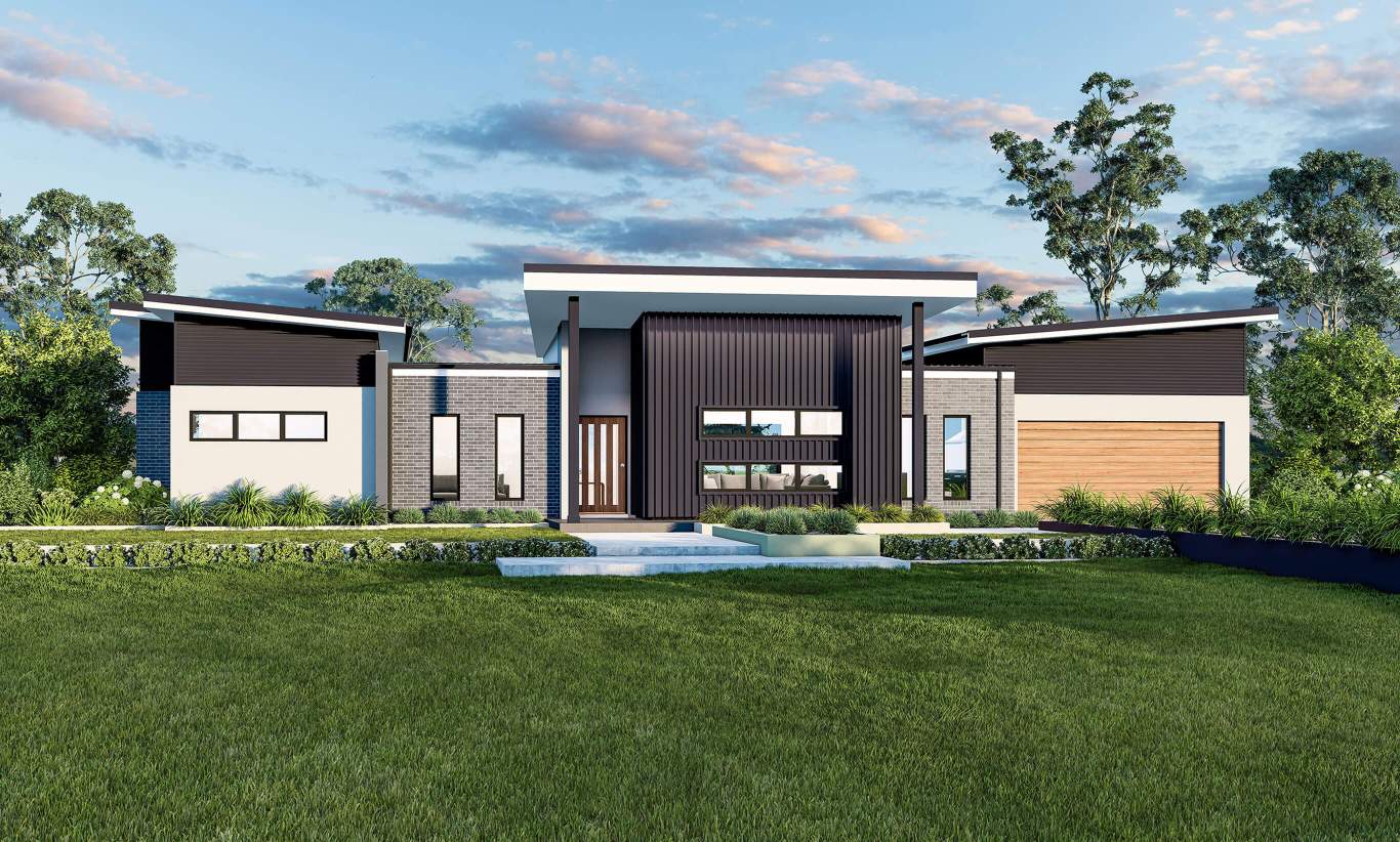 Cumbria - Sapphire Facade single storey house design acreage cumbria with sapphire facade