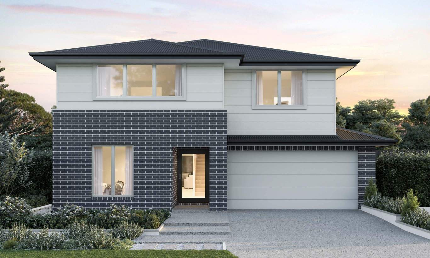 two storey home design everyday enzo classic facade