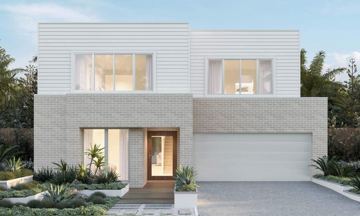 two storey home design everyday enzo urban facade