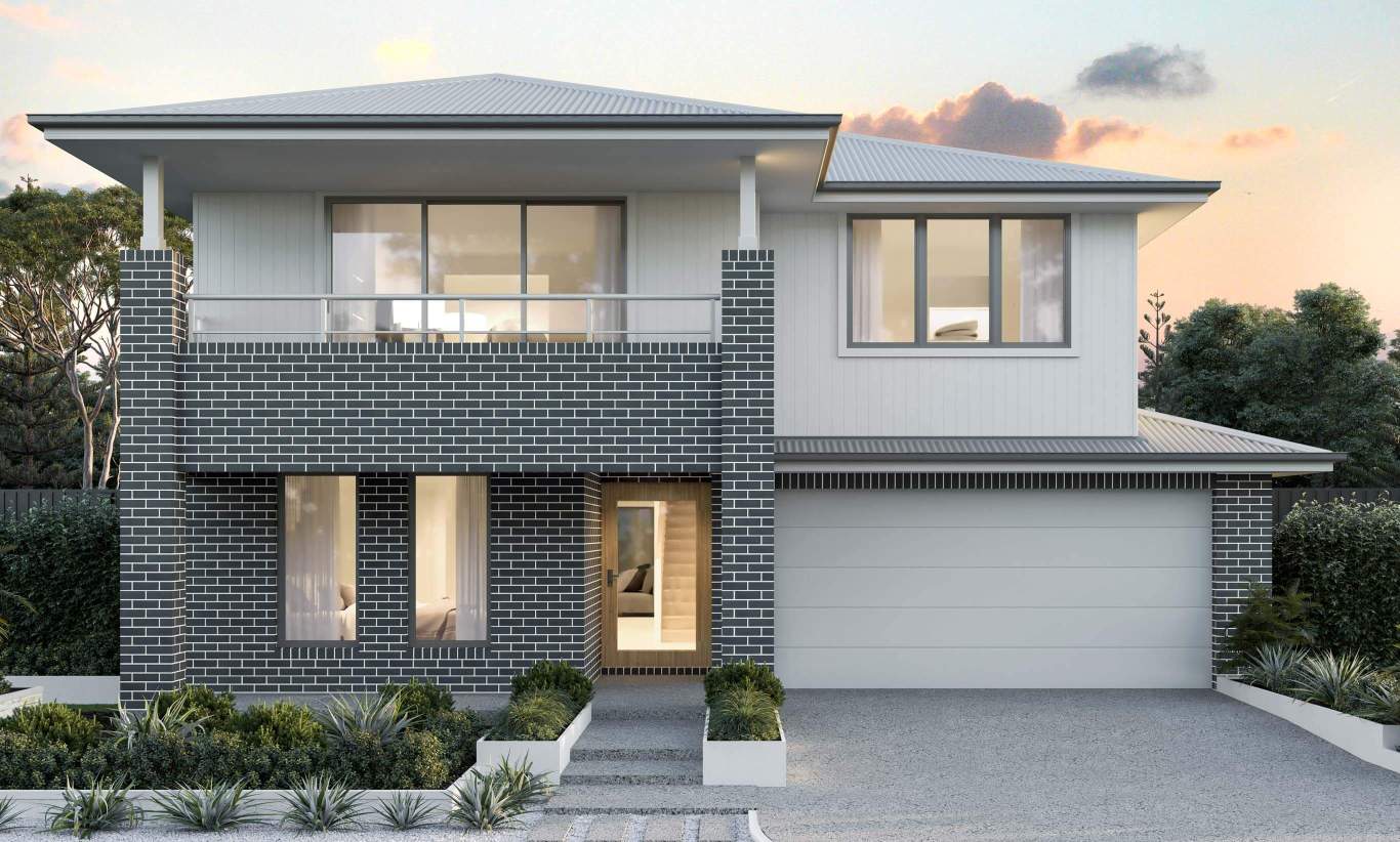 two storey home design everyday enzo wilderness facade