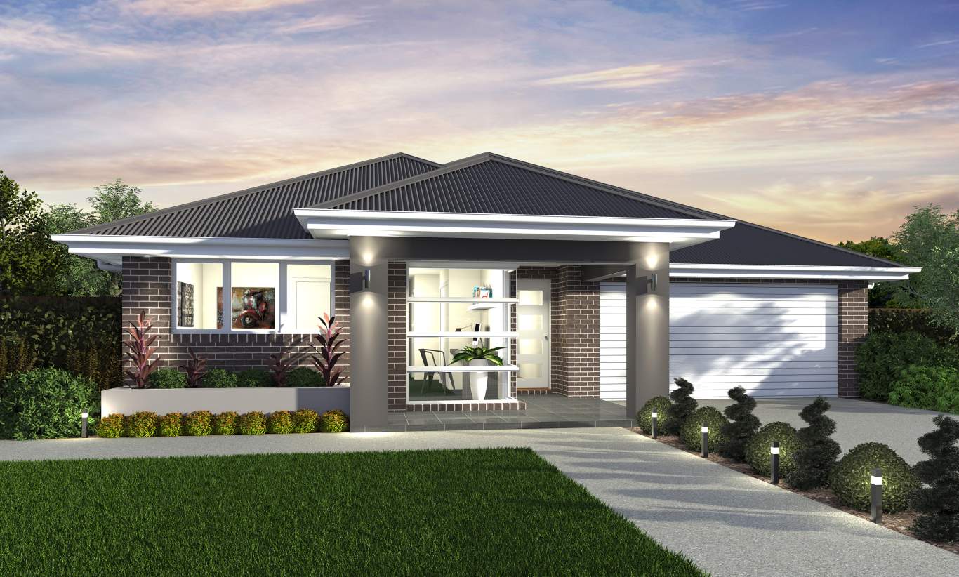 Executive Alano Facade, Santorini Manor, McDonald Jones 