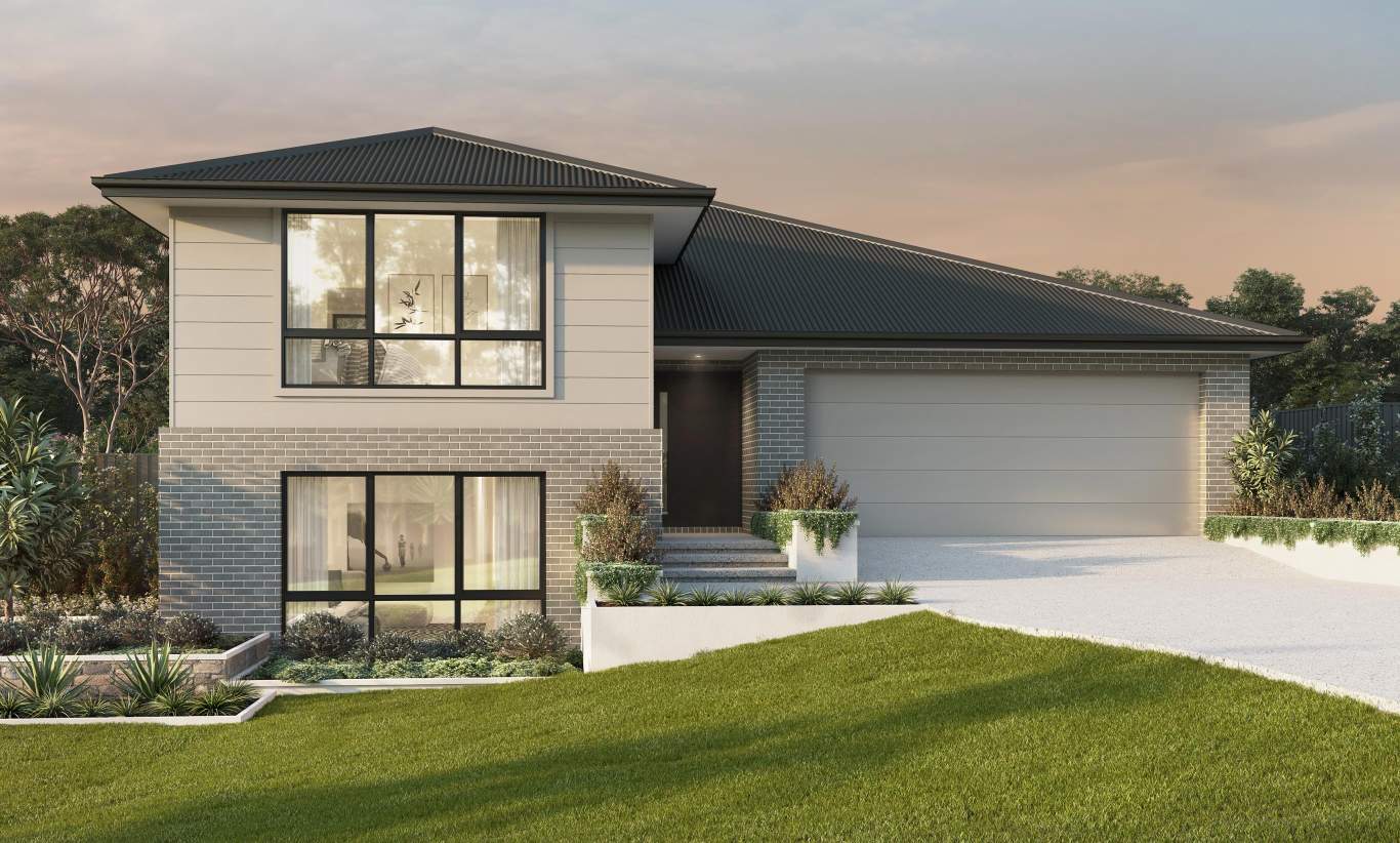 split level home design hamersley classic facade