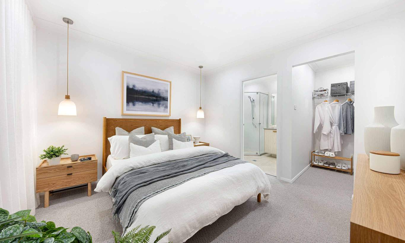 Huntlee Lucia Scandinavian Home Design Master Bedroom