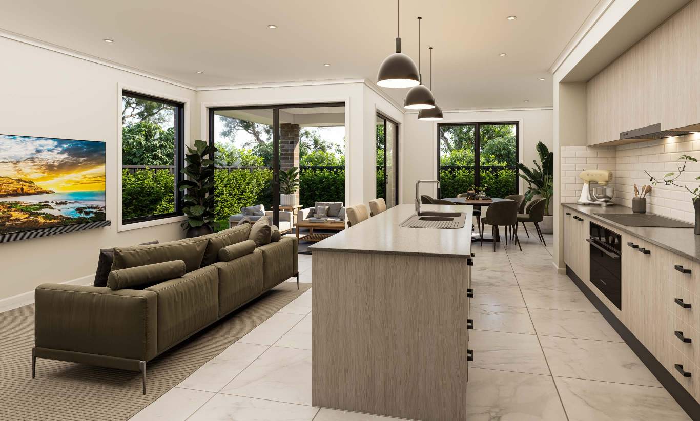 Kensington - kitchen/living - Metro by McDonald Jones 