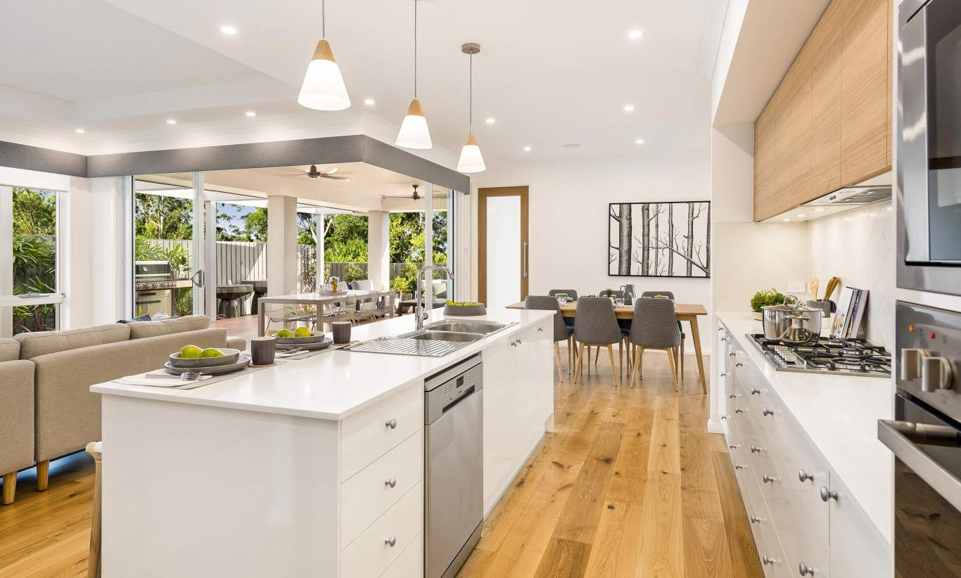 Kitchen, Portsea One Display Home, Wallis Creek, by McDonald Jones