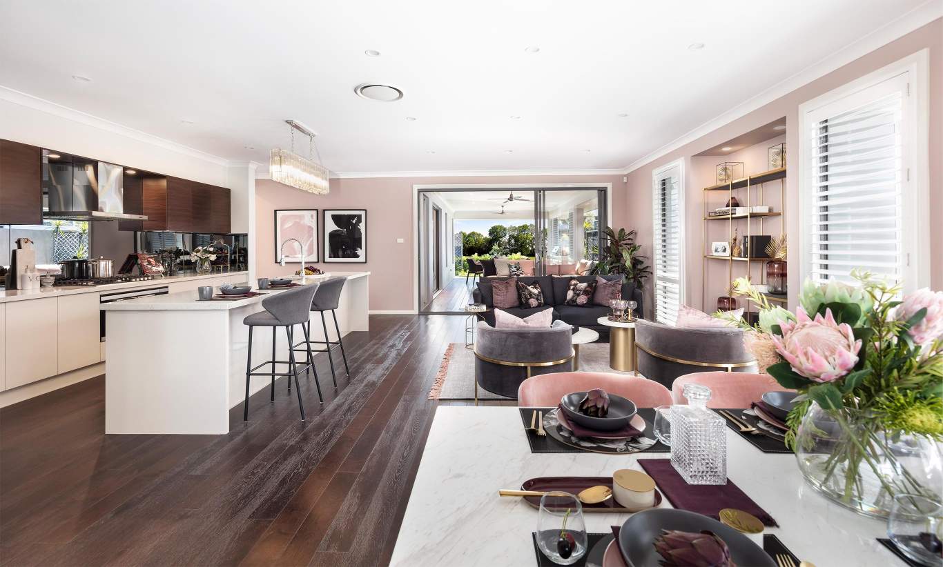 Monte Carlo- Kitchen, Dining, Family/Living and Alfresco- McDonald Jones