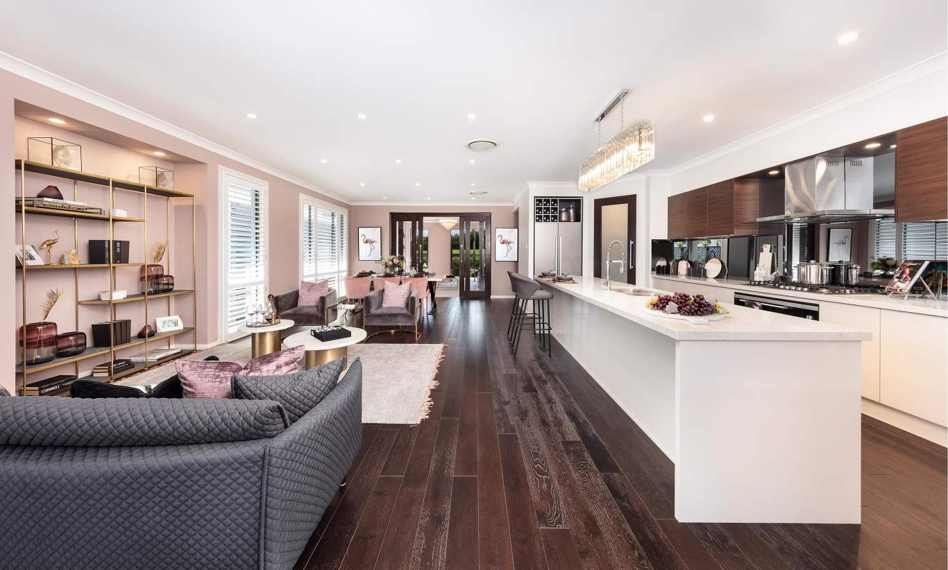 Monte Carlo- Kitchen, Dining and Family/Living- McDonald Jones