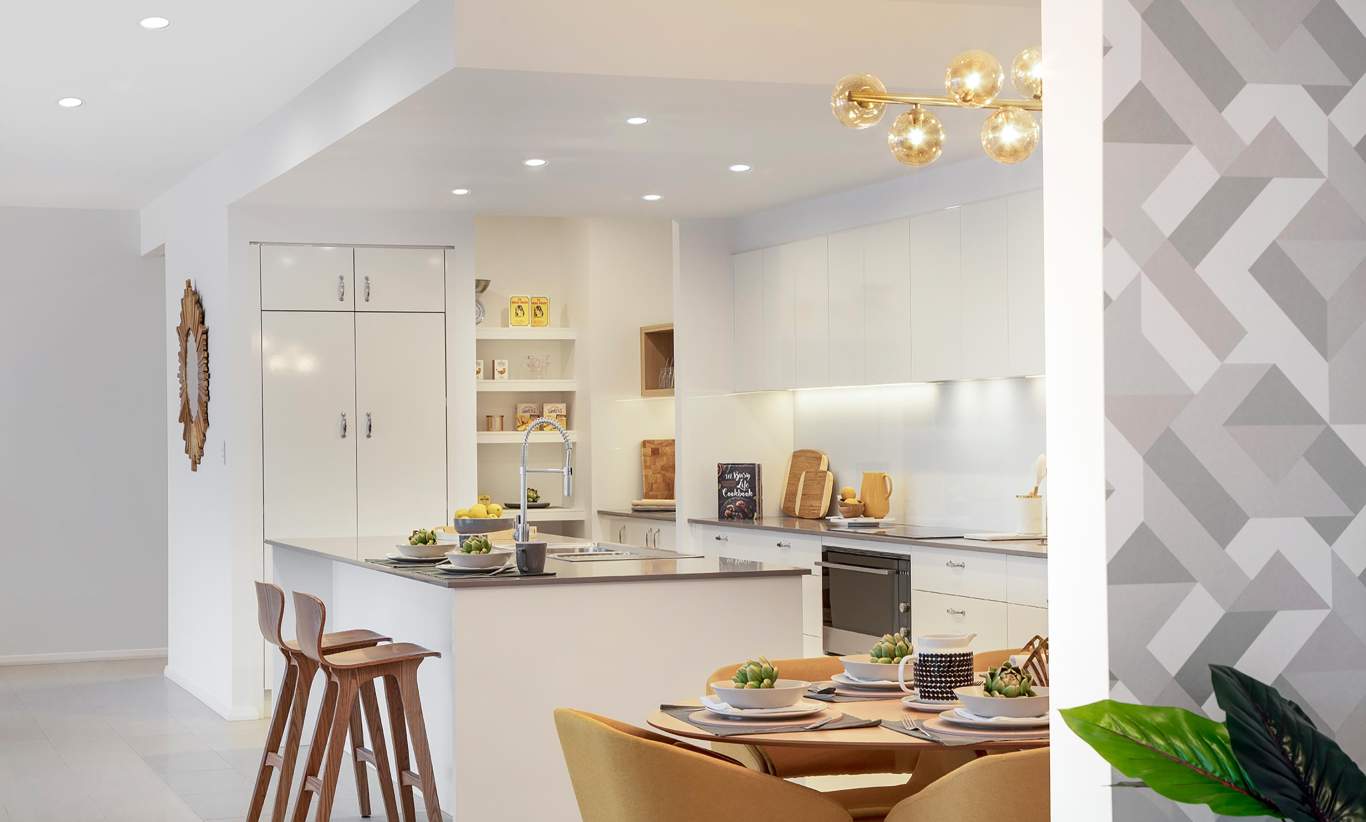 Springvale Impressive open plan living McDonald Jones Homes