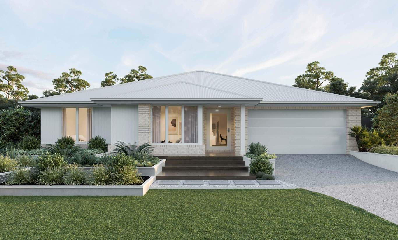 single storey home design everyday lisbon savannah facade