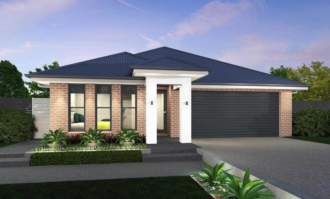 Logan Facade, Albany Two Home Design, McDonald Jones